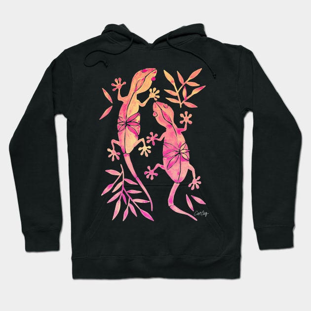 gecko fire Hoodie by CatCoq